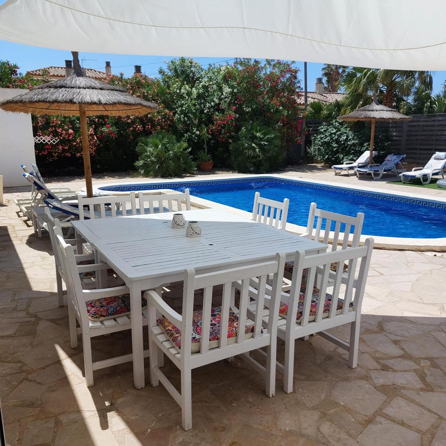 Villa Voor 8 Personen Met Zwembad Calafat Exterior foto